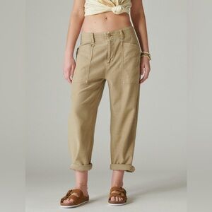 Lucky Brand Khaki Straight Leg Pants